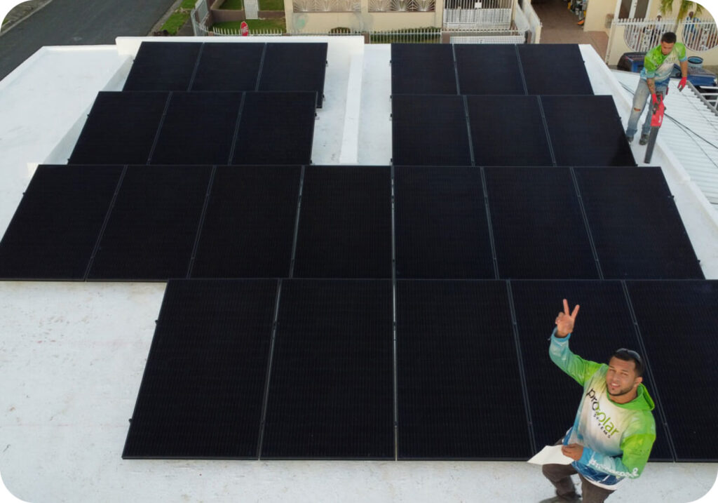 Sistema de paneles solares